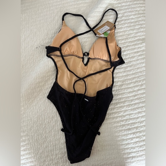 NWT Berlook Black One-Piece Swimsuit - Picture 4 of 4